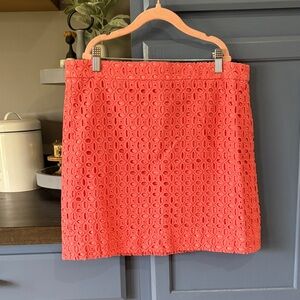 Beautiful J. Crew Coral Mini Skirt